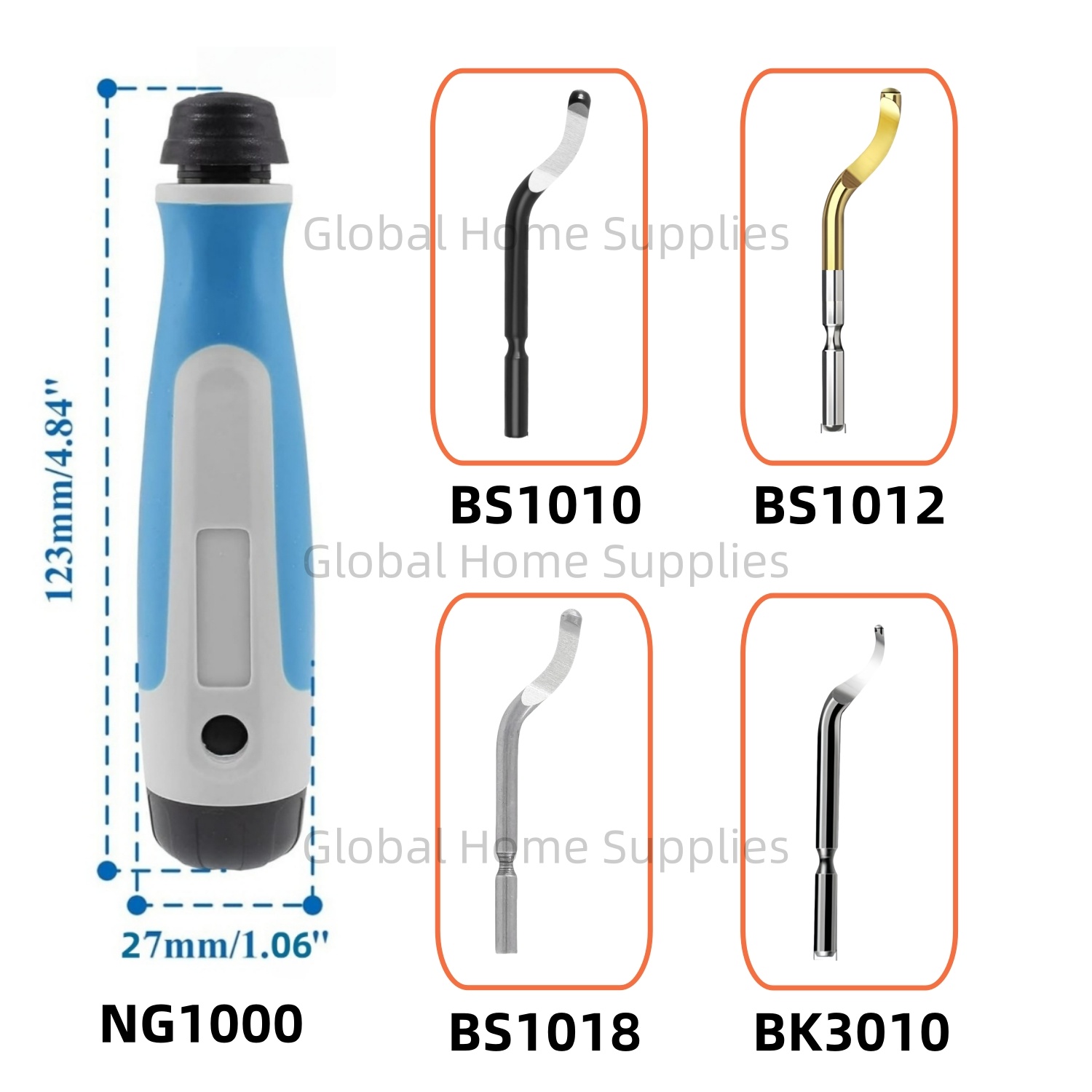 Swivel Knife Tool - Kit de ferramentas de rebarbação manual