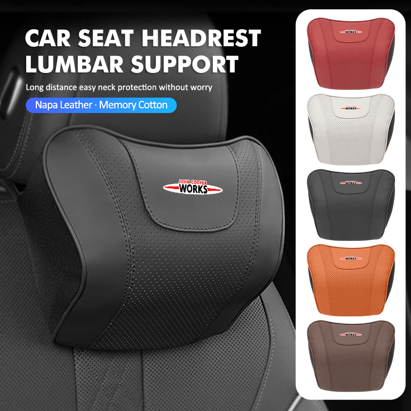 Leather Work For Car - Conjunto de Apoio Lombar e de