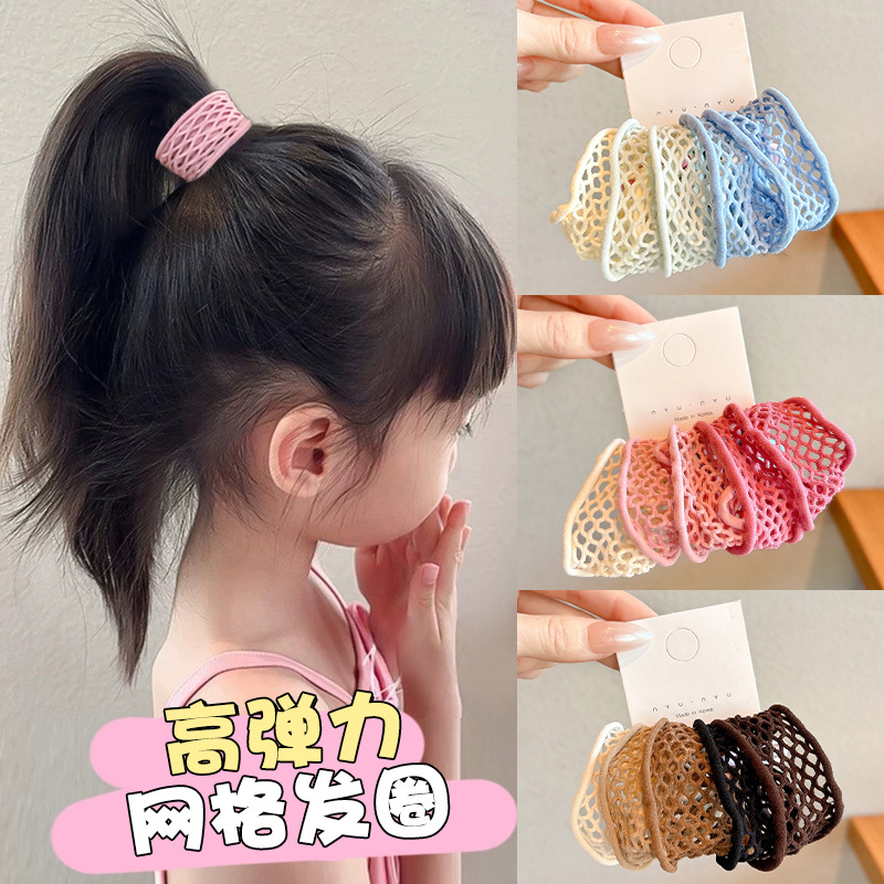 Leatherwork Pony - 2025 nova malha hairband feminino colorido