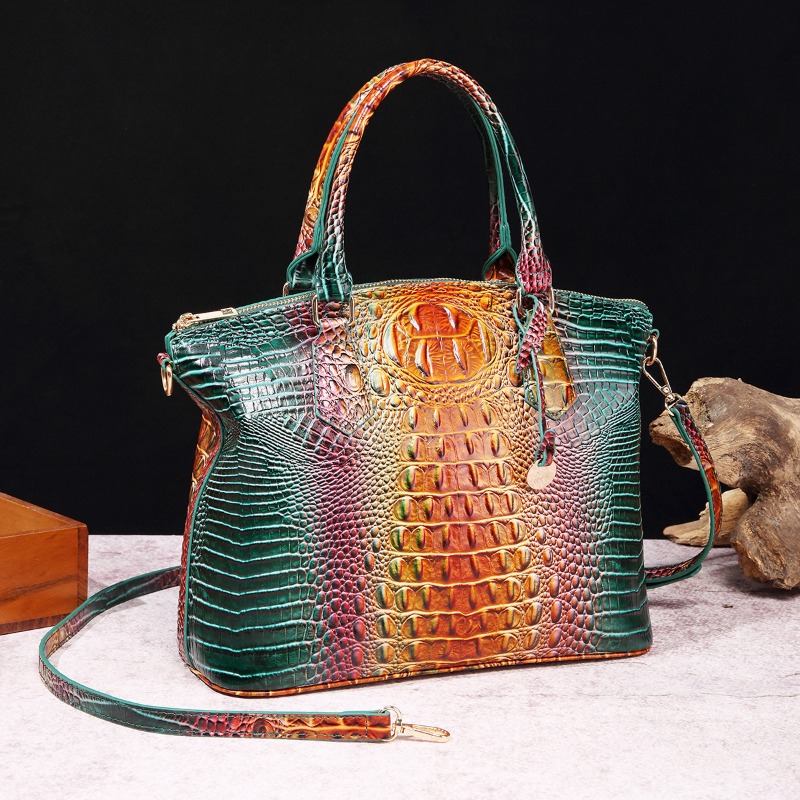 Leatherwork Pony - 2025 bolsa feminina de crocodilo em