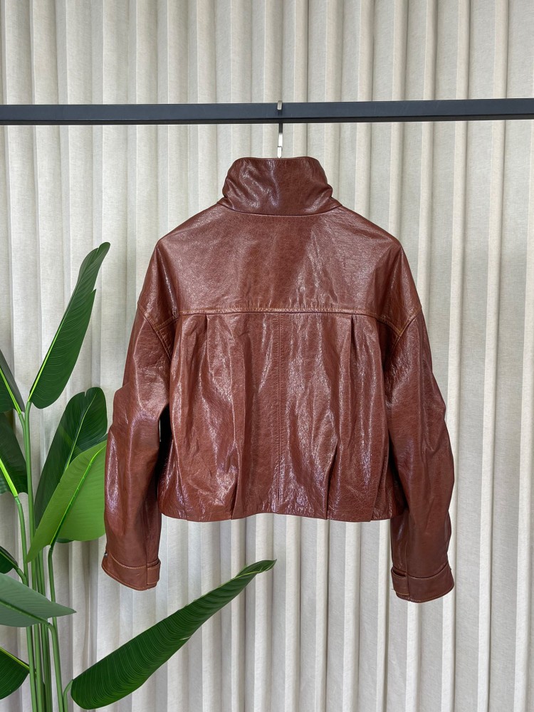 Jaqueta Curta Feminina de Cour - Leather Work Jacket Women'S avaliação e preço