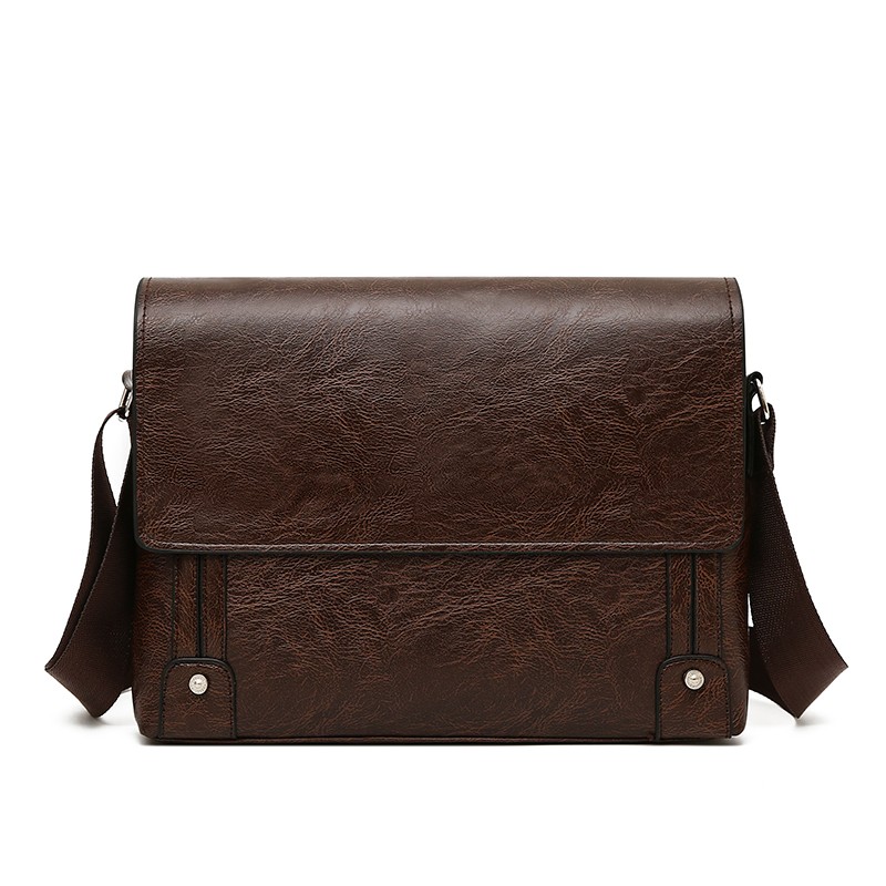 Maleta Masculina de Couro PU,  - Leather Work Bag Laptop avaliação e preço