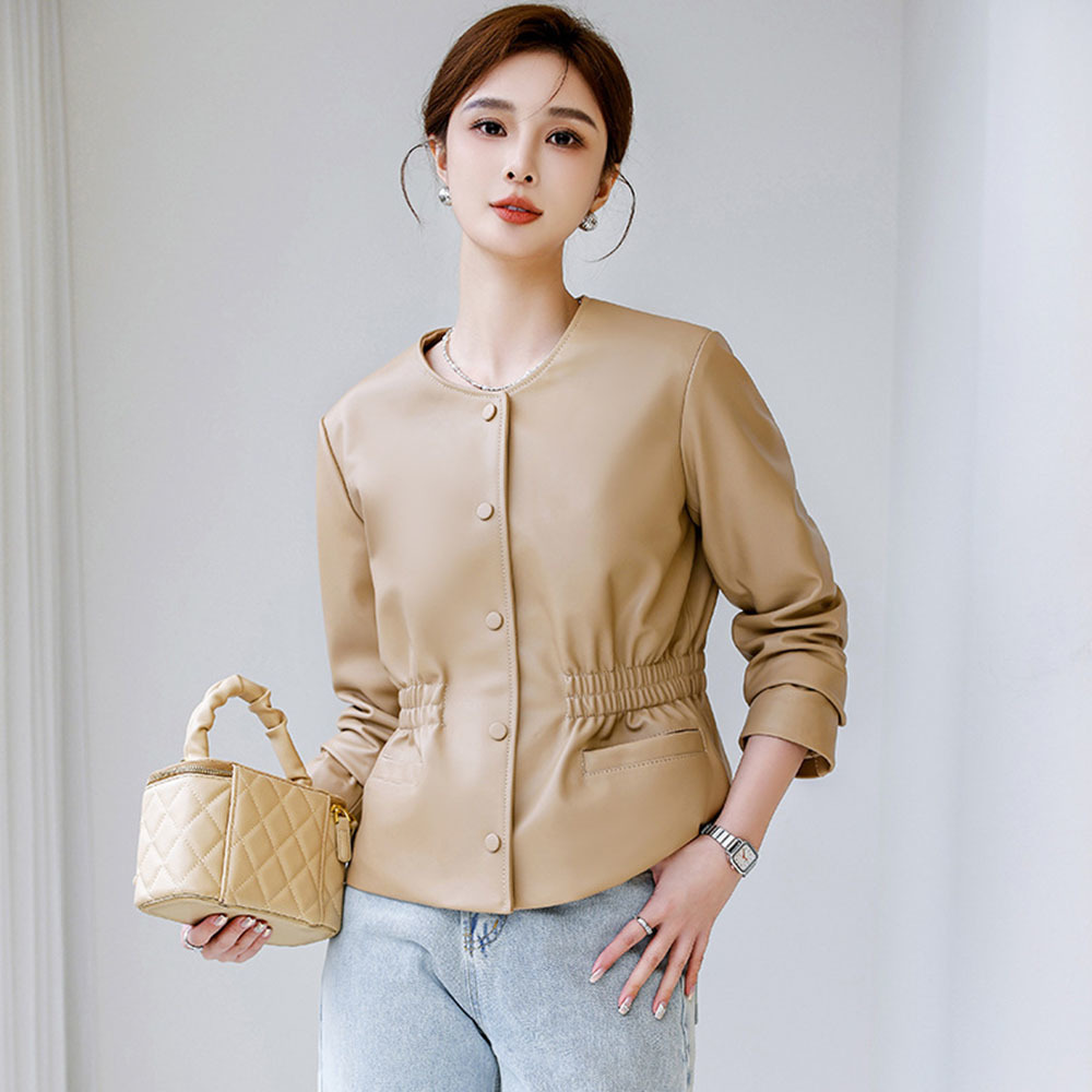 Escritório jaqueta de couro fa - Leather Work Jacket Women'S avaliação e preço
