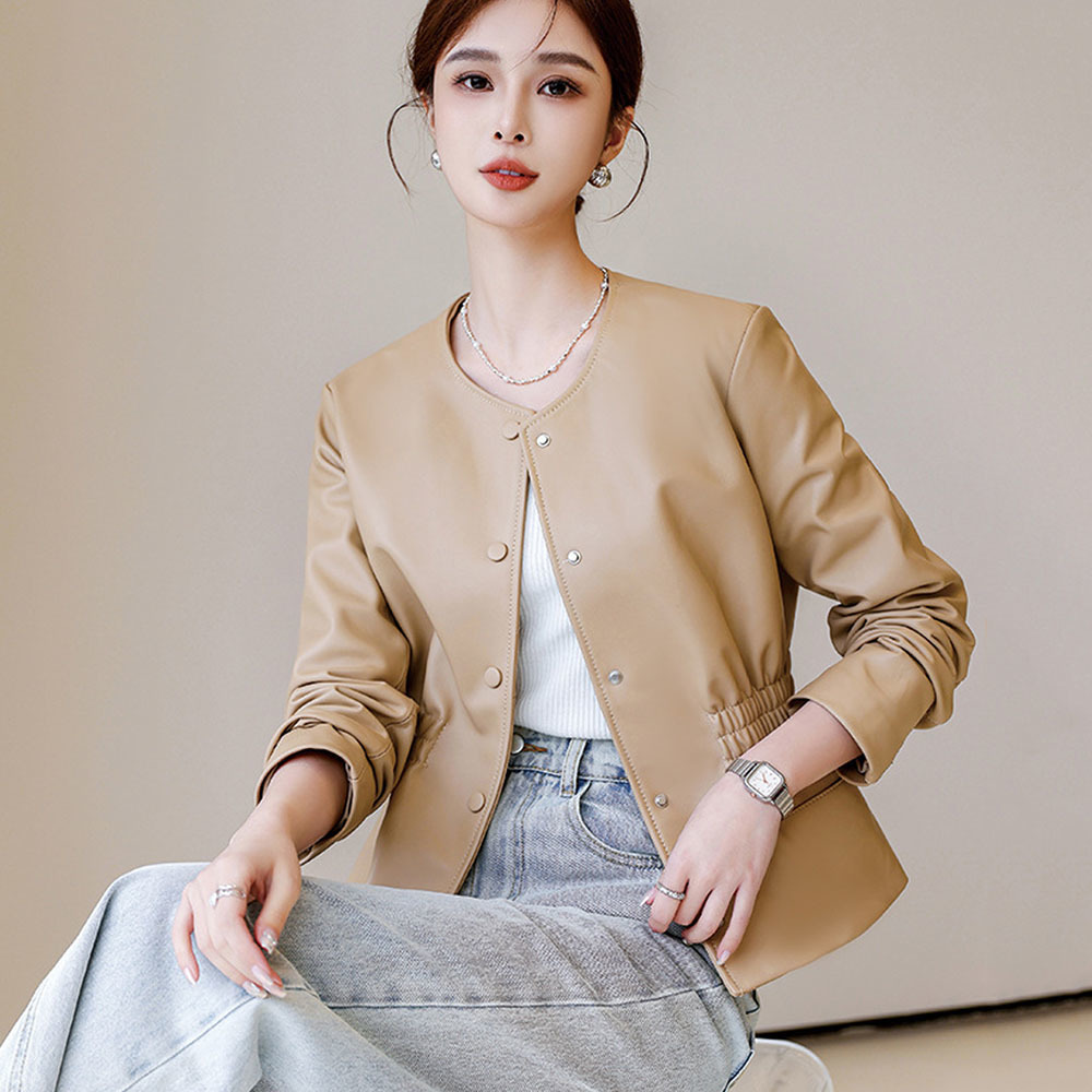 Escritório jaqueta de couro fa - Leather Work Jacket Women'S avaliação e preço