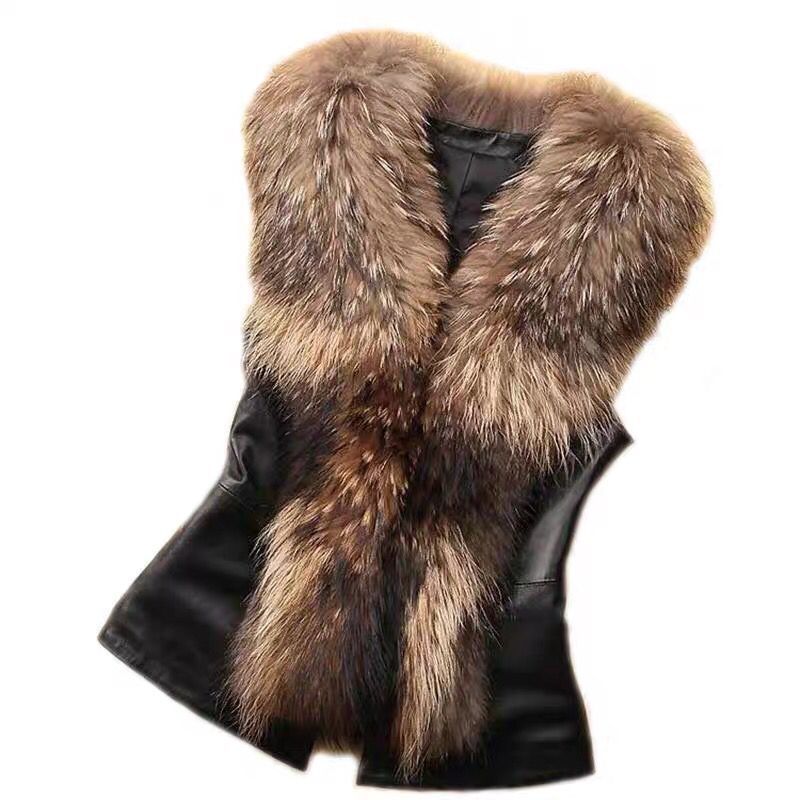 Jaquetas Femininas Sem Mangas  - Leather Work Jacket Women'S avaliação e preço