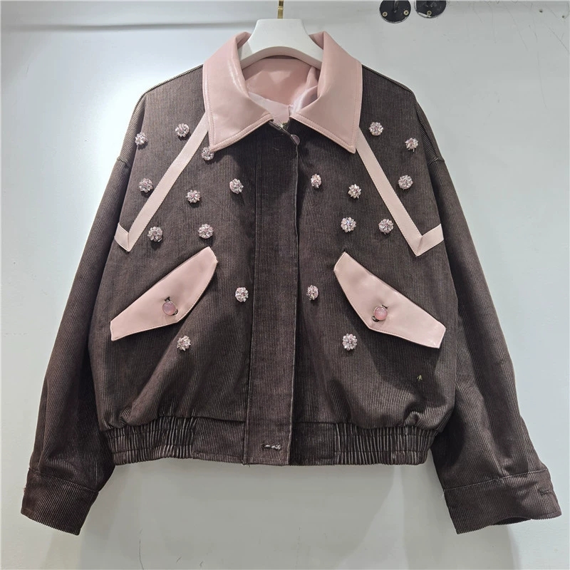 Jaqueta Feminina Curta de Velu - Leather Work Jacket Women'S avaliação e preço