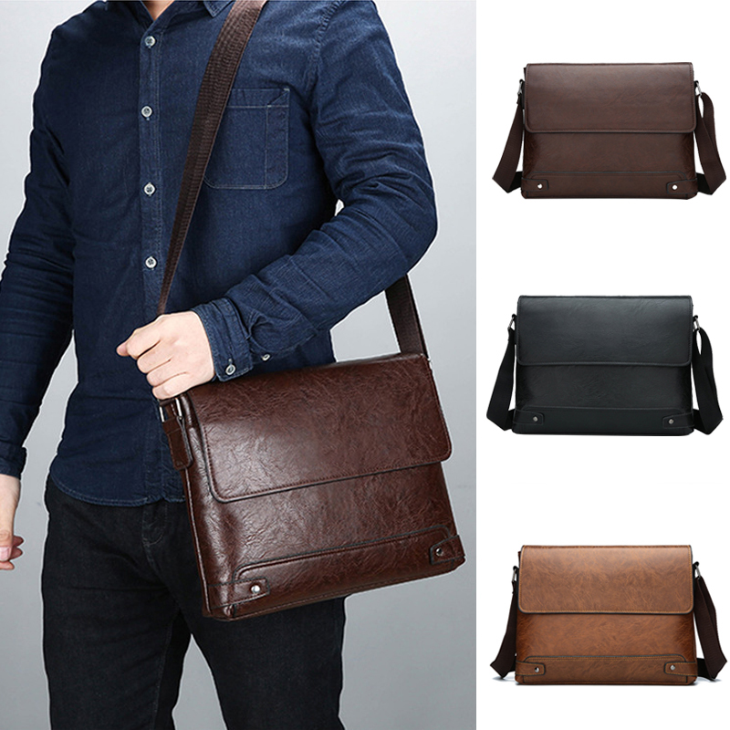 Pasta para homens couro do plu - Leather Work Bag Laptop avaliação e preço