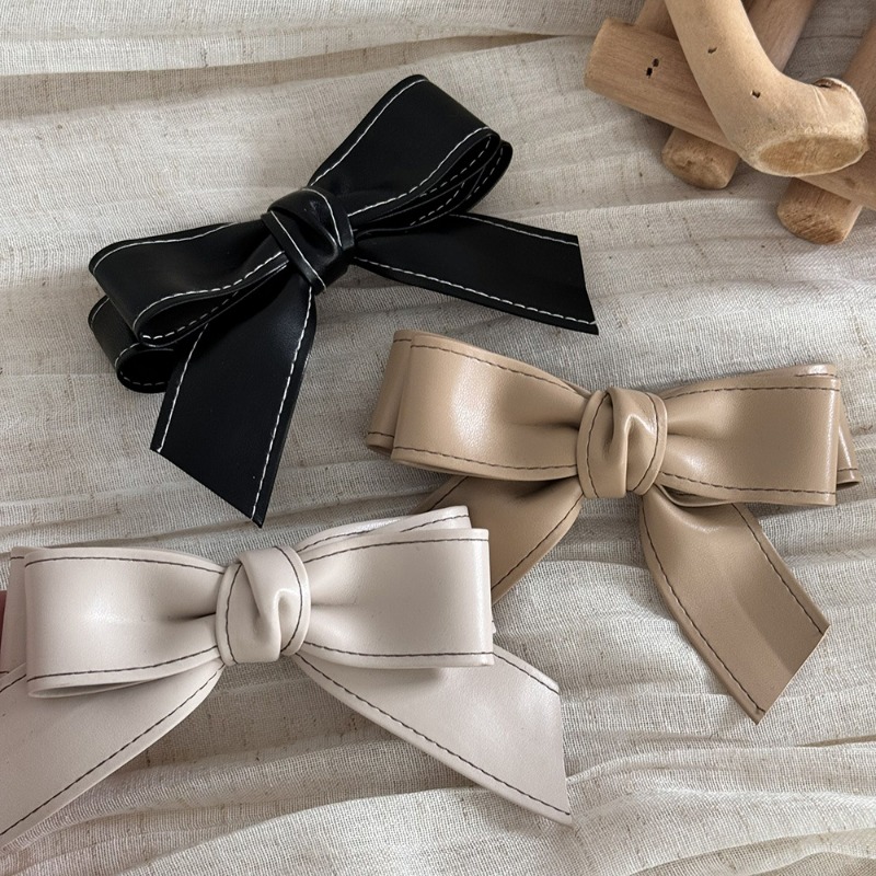 Presilhas de cabelo de couro m - Leatherwork Pony avaliação e preço