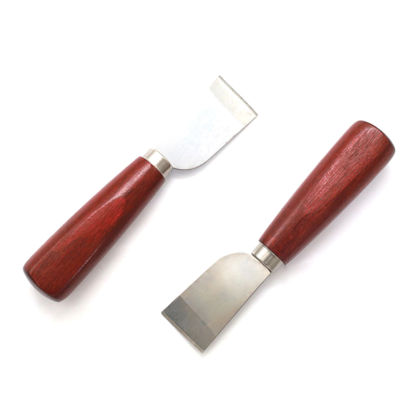 Punho de madeira diy ferrament - Leatherwork Knife avaliação e preço