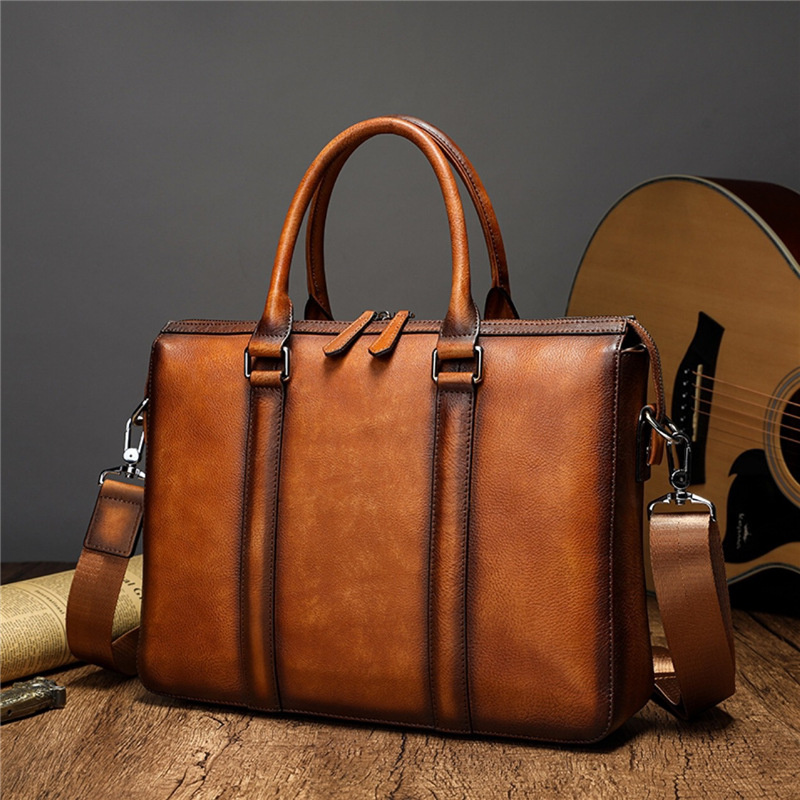 Pasta Executiva YETTIES em Cou - Leather Work Bag Laptop avaliação e preço