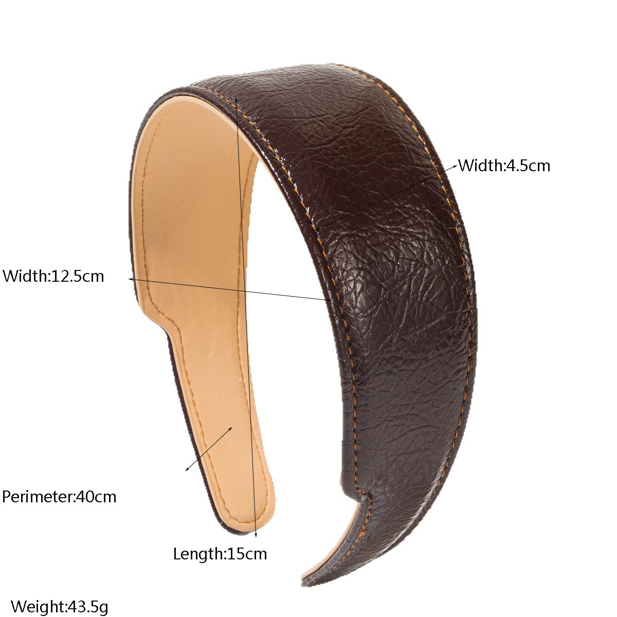 Tiara de Couro Estilo Coreano  - Leatherwork Rings avaliação e preço