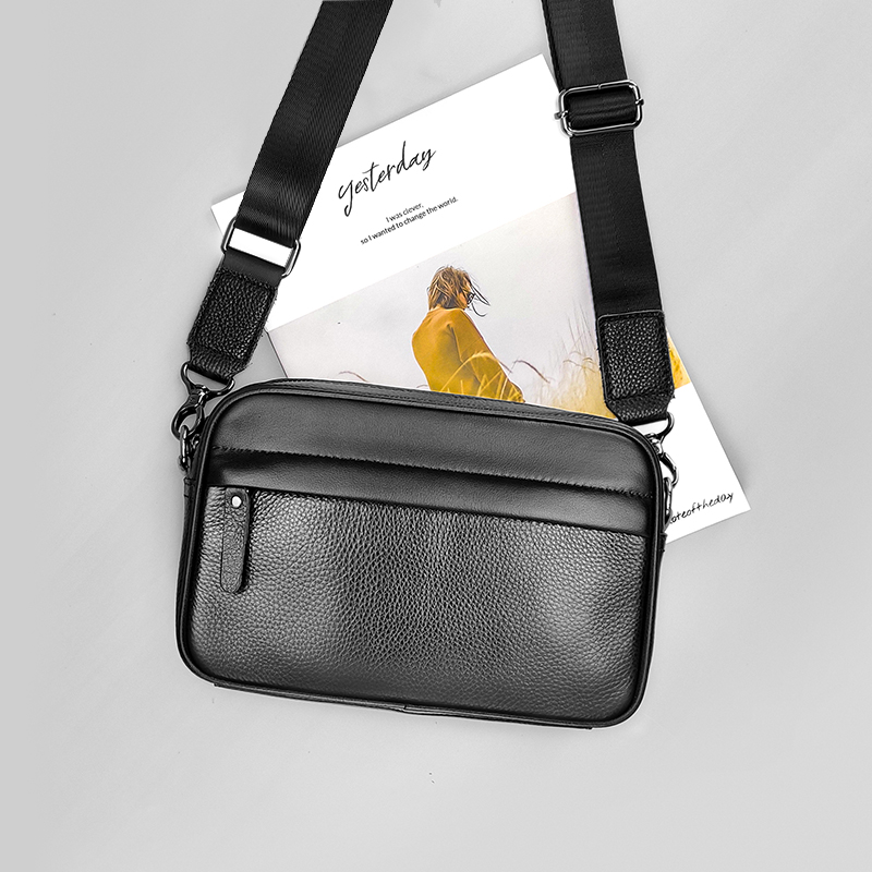 Bolsa de Ombro Masculina em Co - Leather Work Bag Laptop avaliação e preço