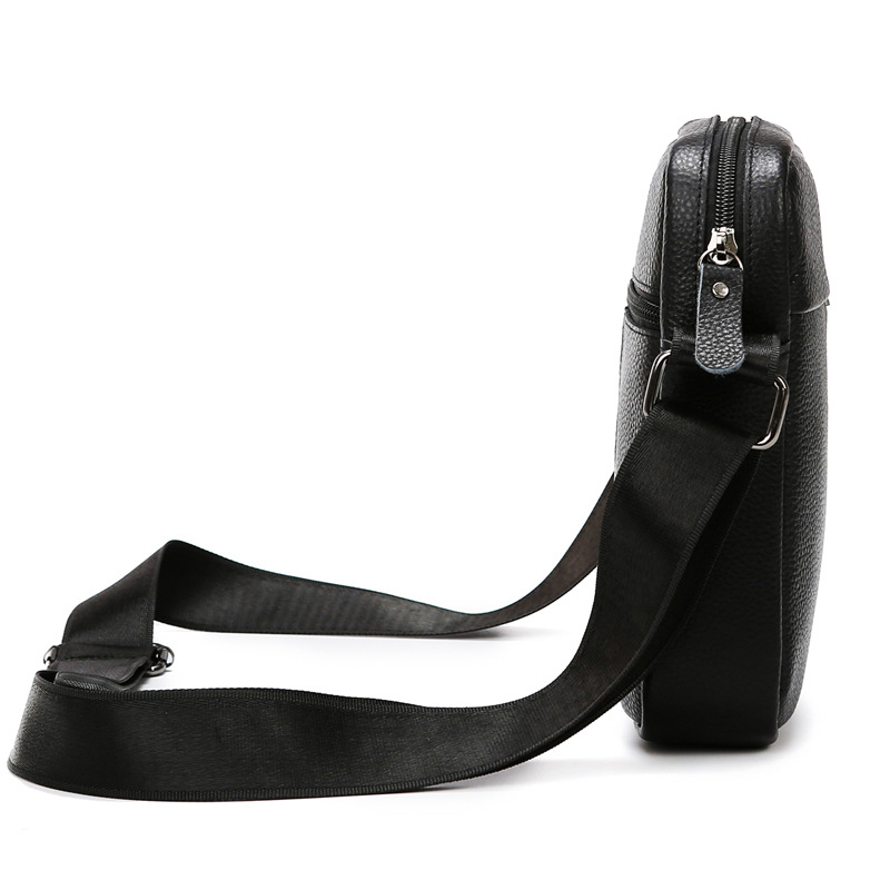 Bolsa de ombro masculina de co - Leather Work Bag Laptop avaliação e preço