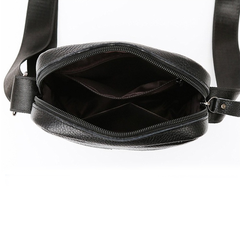 Bolsa de ombro masculina de co - Leather Work Bag Laptop avaliação e preço