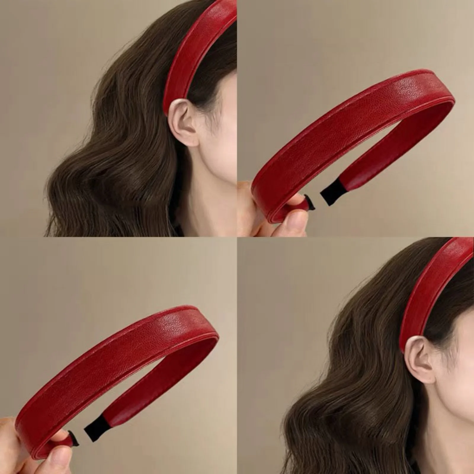 1 Unidade Tiara Retrô de Couro - Leatherwork Pony avaliação e preço