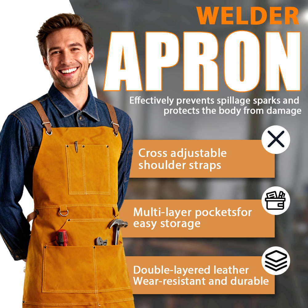 Avental de soldagem de couro d - Leather Work For Car avaliação e preço