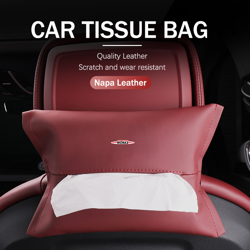 Caixa de lenços de papel para  - Leather Work For Car avaliação e preço