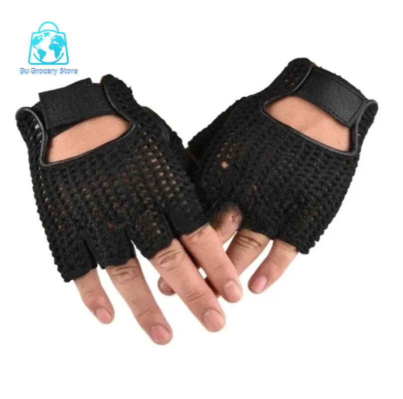 Luvas de Couro com Malha Sem D - Leather Work For Car avaliação e preço