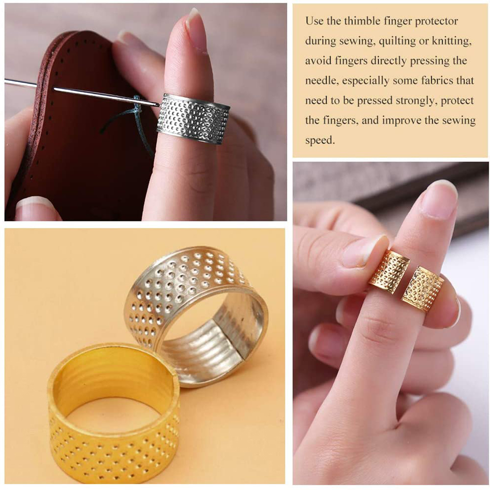 Dedal de costura para trabalho - Leatherwork Rings avaliação e preço