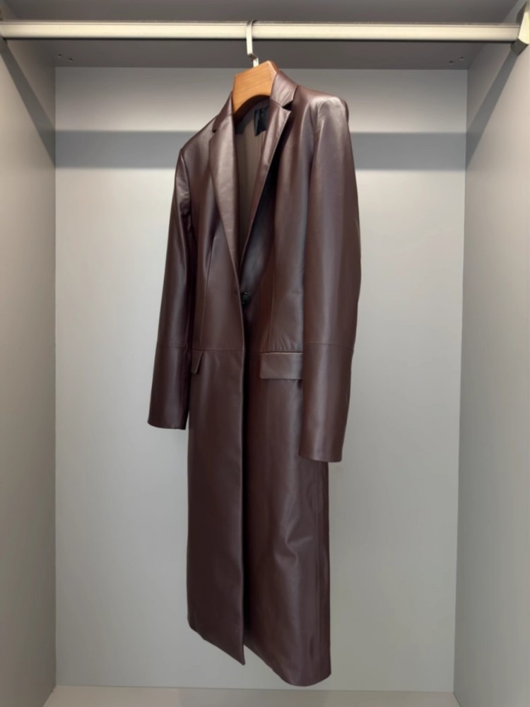 Designer italiano feminino lon - Leather Work Jacket Women'S avaliação e preço