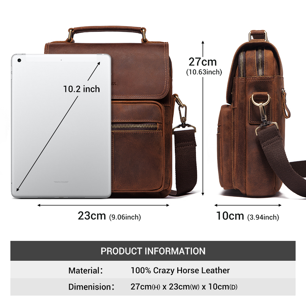 Humerpaul bolsa de ombro mascu - Leather Work Bag Laptop avaliação e preço