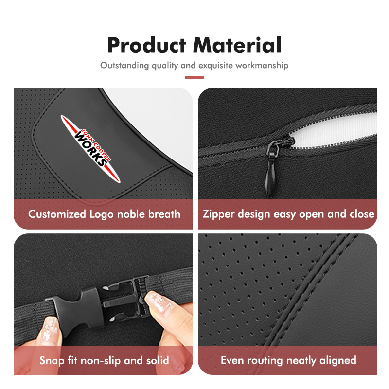 Conjunto de Apoio Lombar e de  - Leather Work For Car avaliação e preço