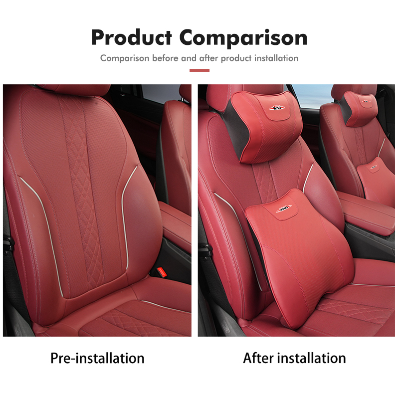 Conjunto de Apoio Lombar e de  - Leather Work For Car avaliação e preço