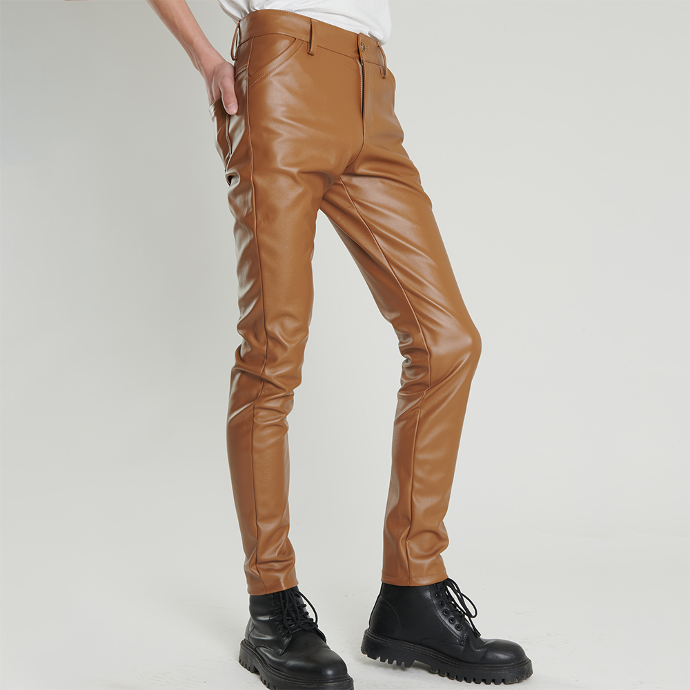 Calças de couro masculinas ski - Leather Work Pants avaliação e preço