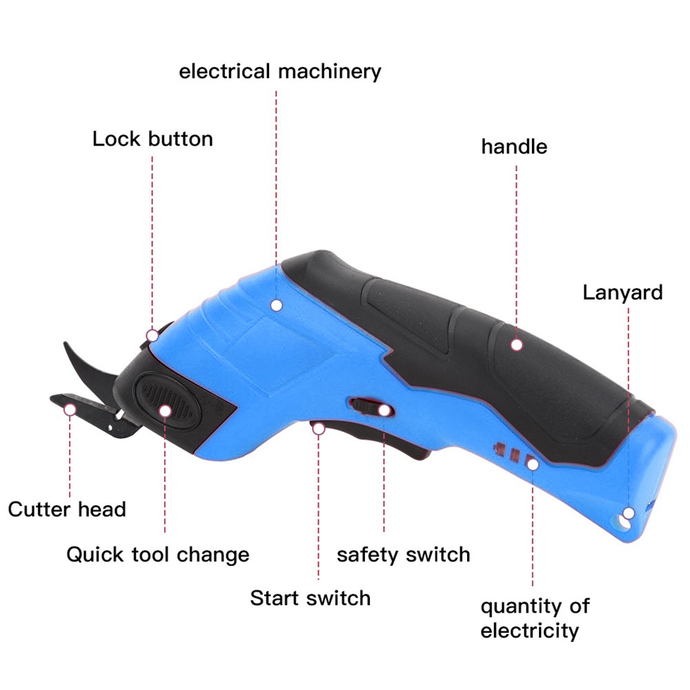Tesoura elétrica 3.6v, máquina - Leatherwork Machine avaliação e preço