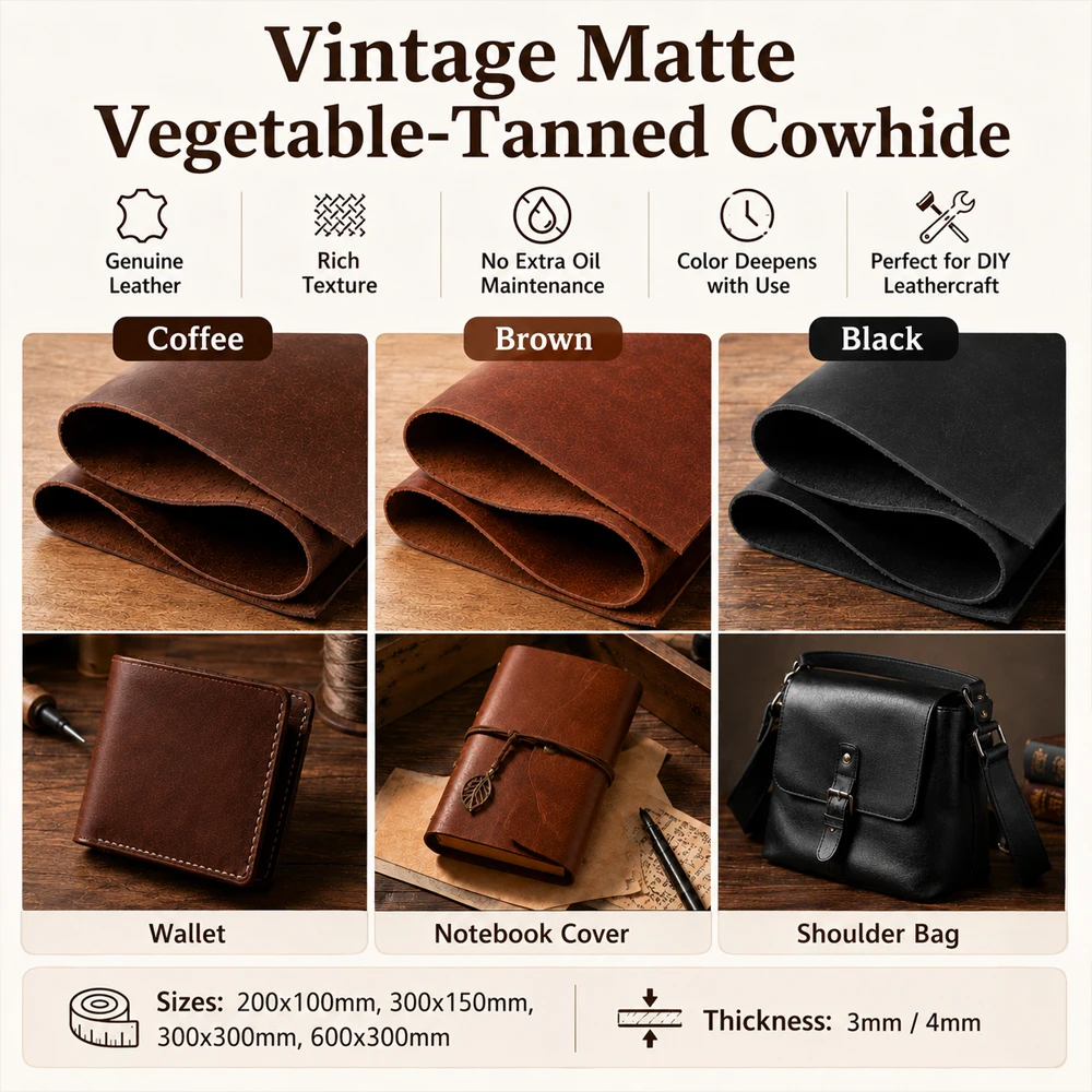1 unidade de folha de couro bo - Veg Tan Leather Hide avaliação e preço
