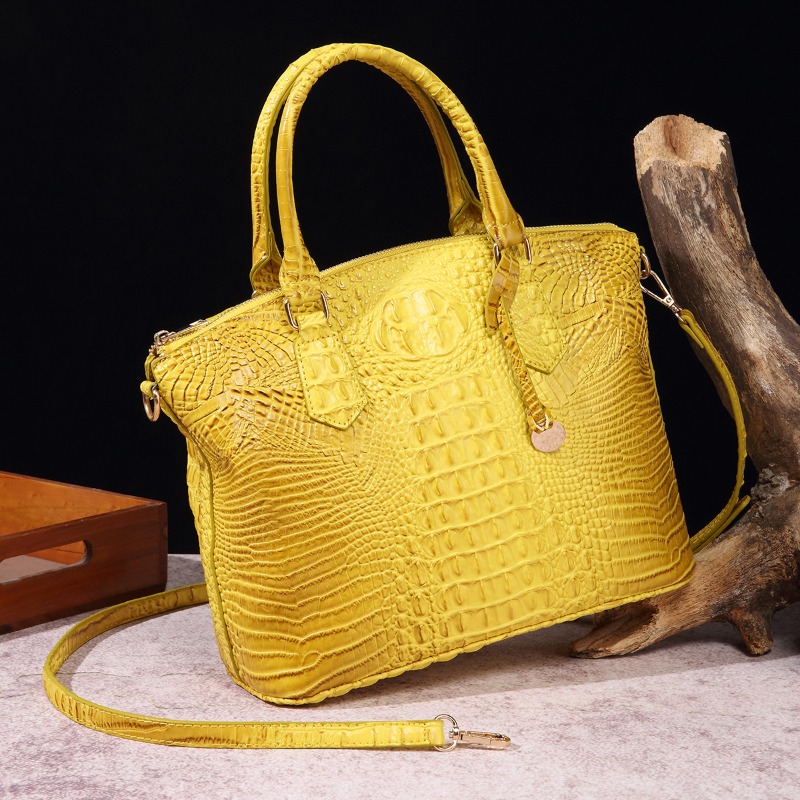 2025 bolsa feminina de crocodi - Leatherwork Pony avaliação e preço