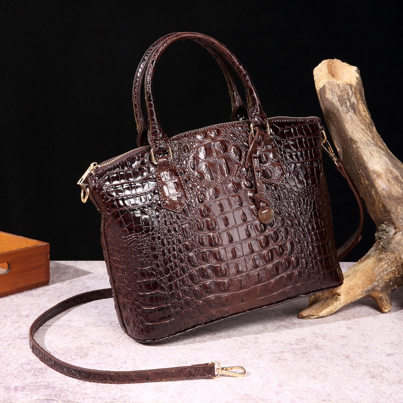 2025 bolsa feminina de crocodi - Leatherwork Pony avaliação e preço